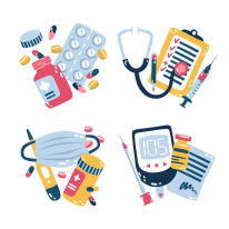 illustrated-medical-stickers-set_23-2148967488