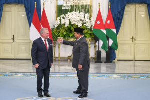 King Abdullah II - ANTARA FOTO/GALIH PRADIPTA/APP/BAR 