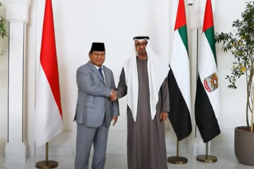 Prabowo Subianto UAE - image source: YOUTUBE/SEKRETARIAT PRESIDEN